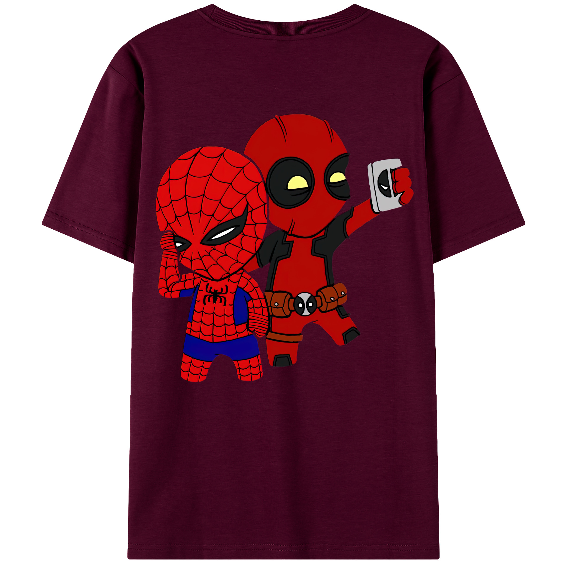 （画像用） Deadpool デッドプール レディース半袖Tシャツ(バックプリント)